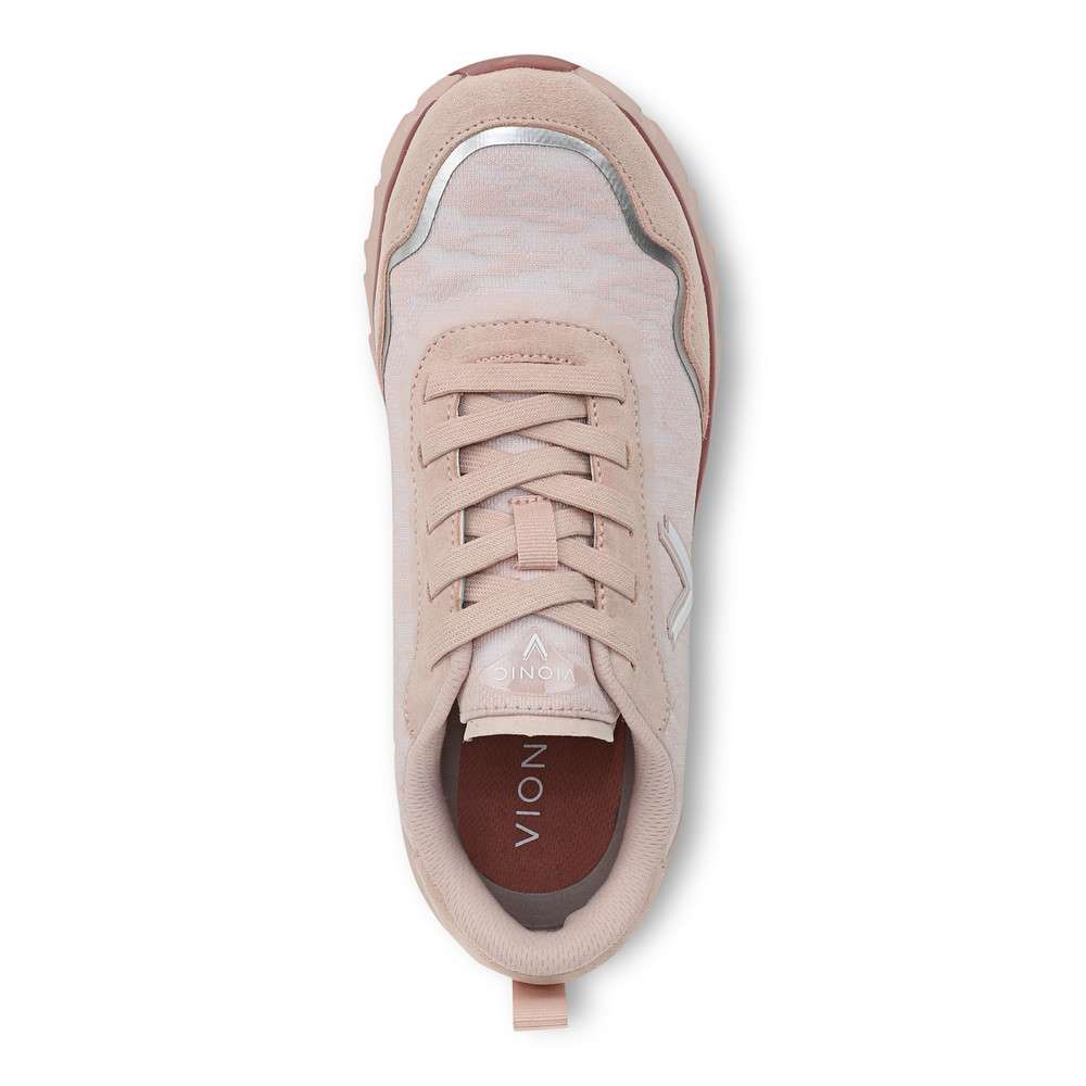 Presley Lace-Up Sneaker - Cameo Rose - Image 4