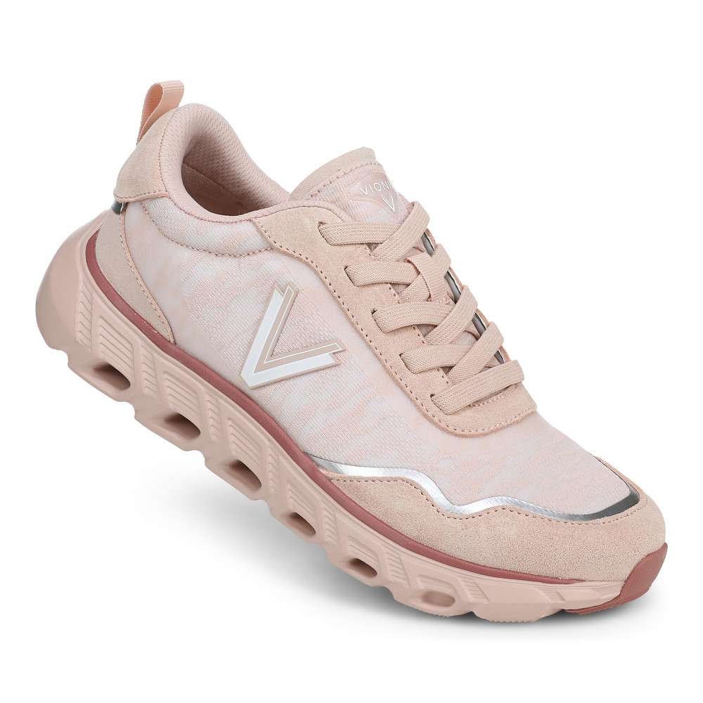 Presley Lace-Up Sneaker - Cameo Rose - Image 6