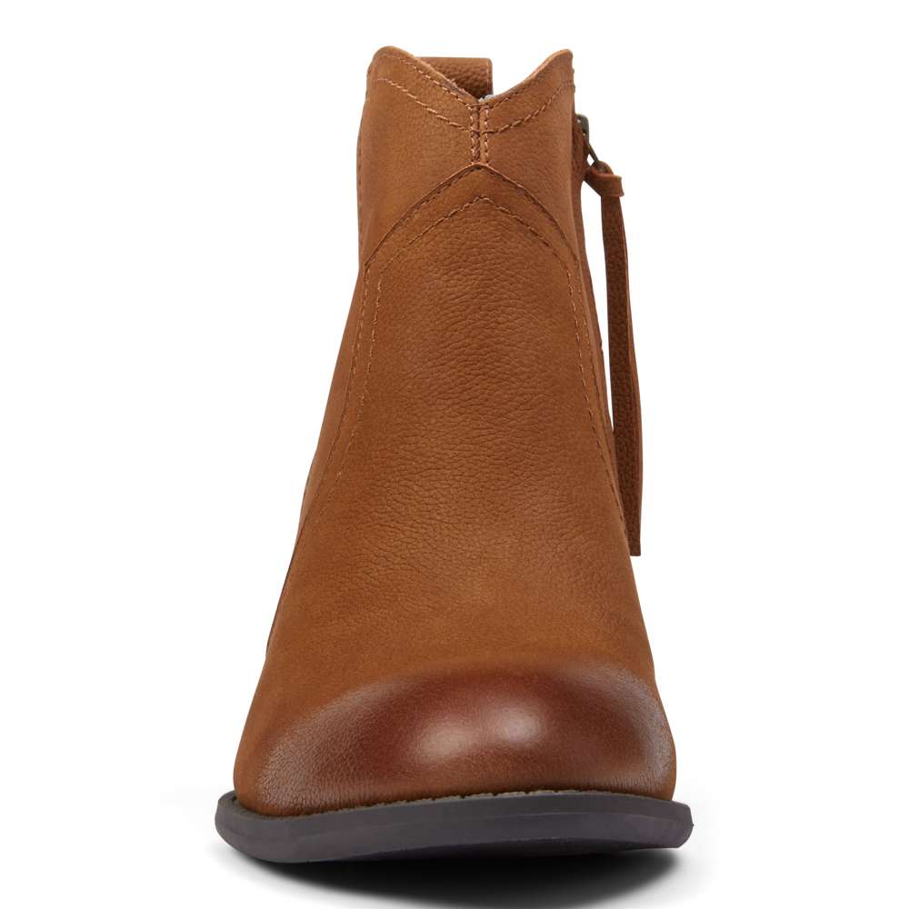 Raina Heeled Ankle Boot - Brown - Image 5