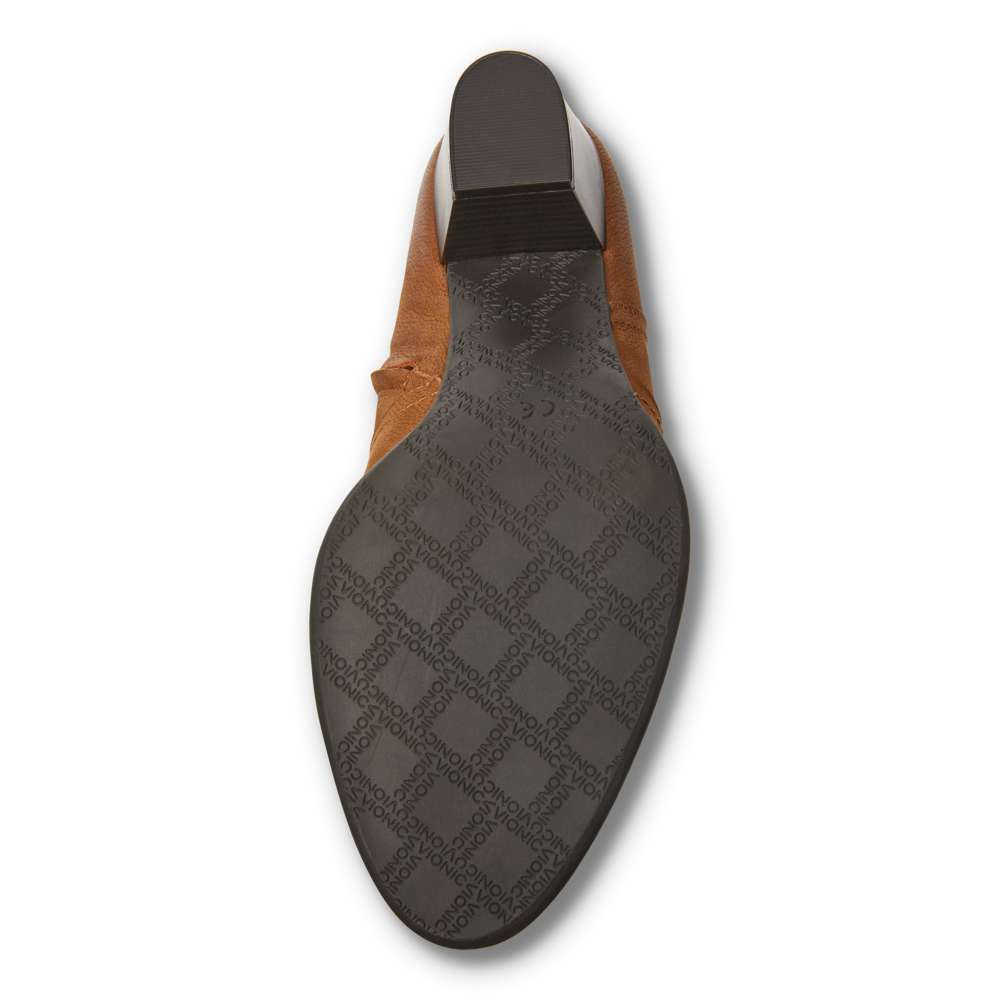 Raina Heeled Ankle Boot - Brown - Image 7