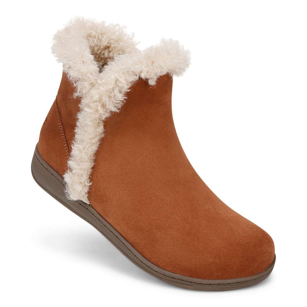 Unwind Bootie Slipper - Tan - Image 6