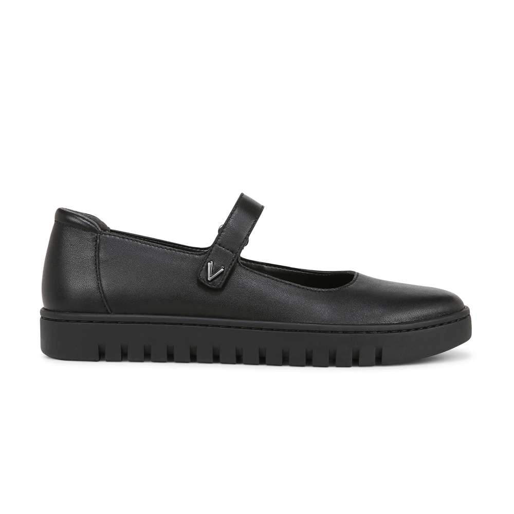 Uptown Mary-Jane - Black Leather - Image 2