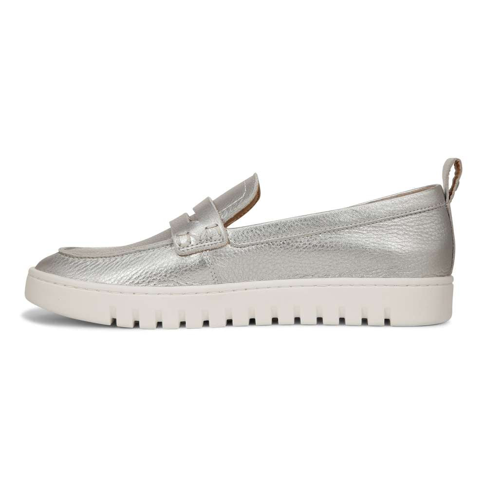 Uptown Loafer - Silver Leather - Image 3