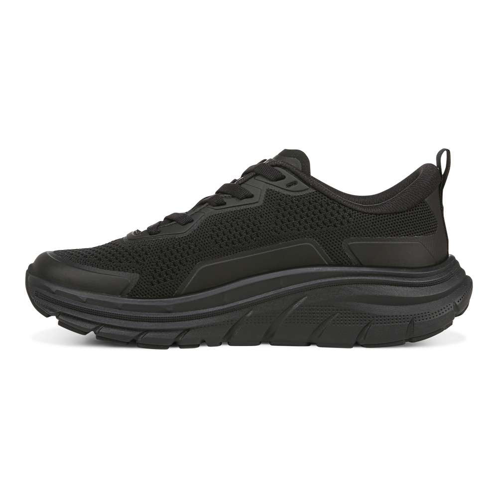 Walk Max Lace-Up Sneaker - Black - Image 3