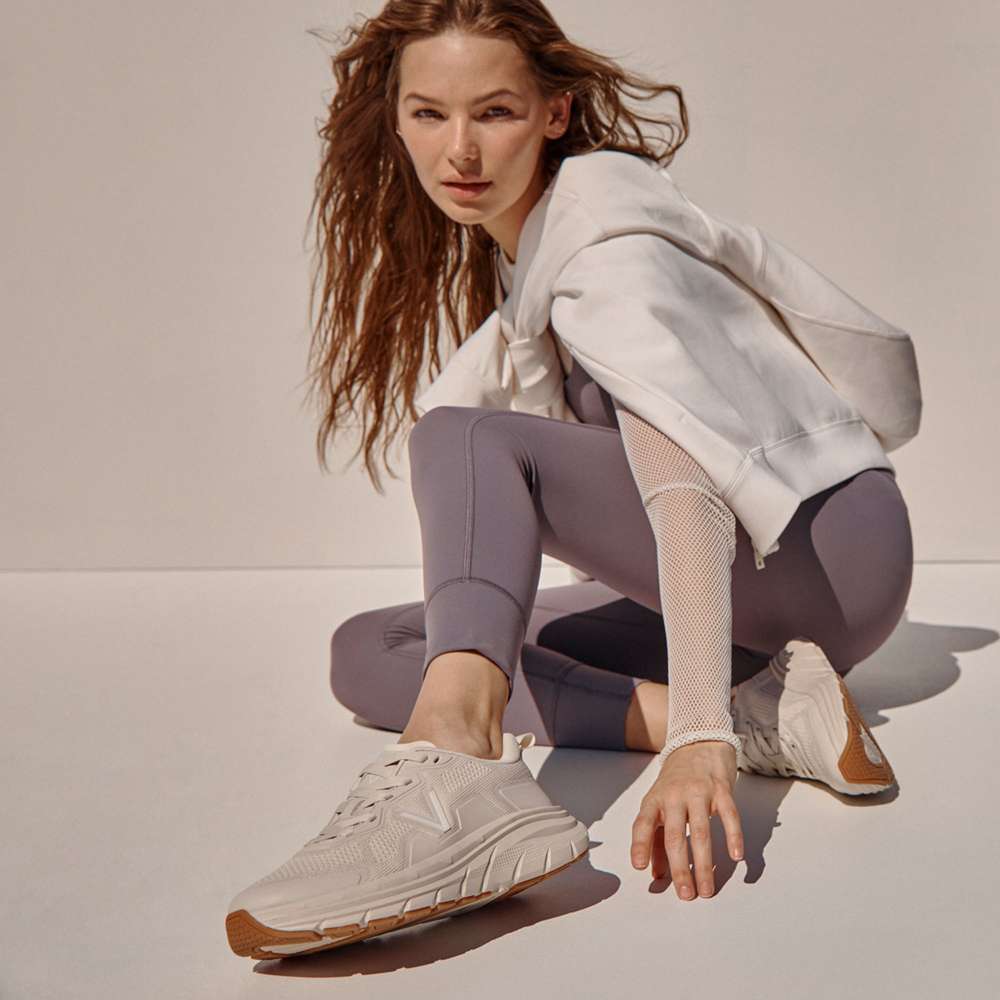 Walk Max Lace-Up Sneaker - Cream - Image 7