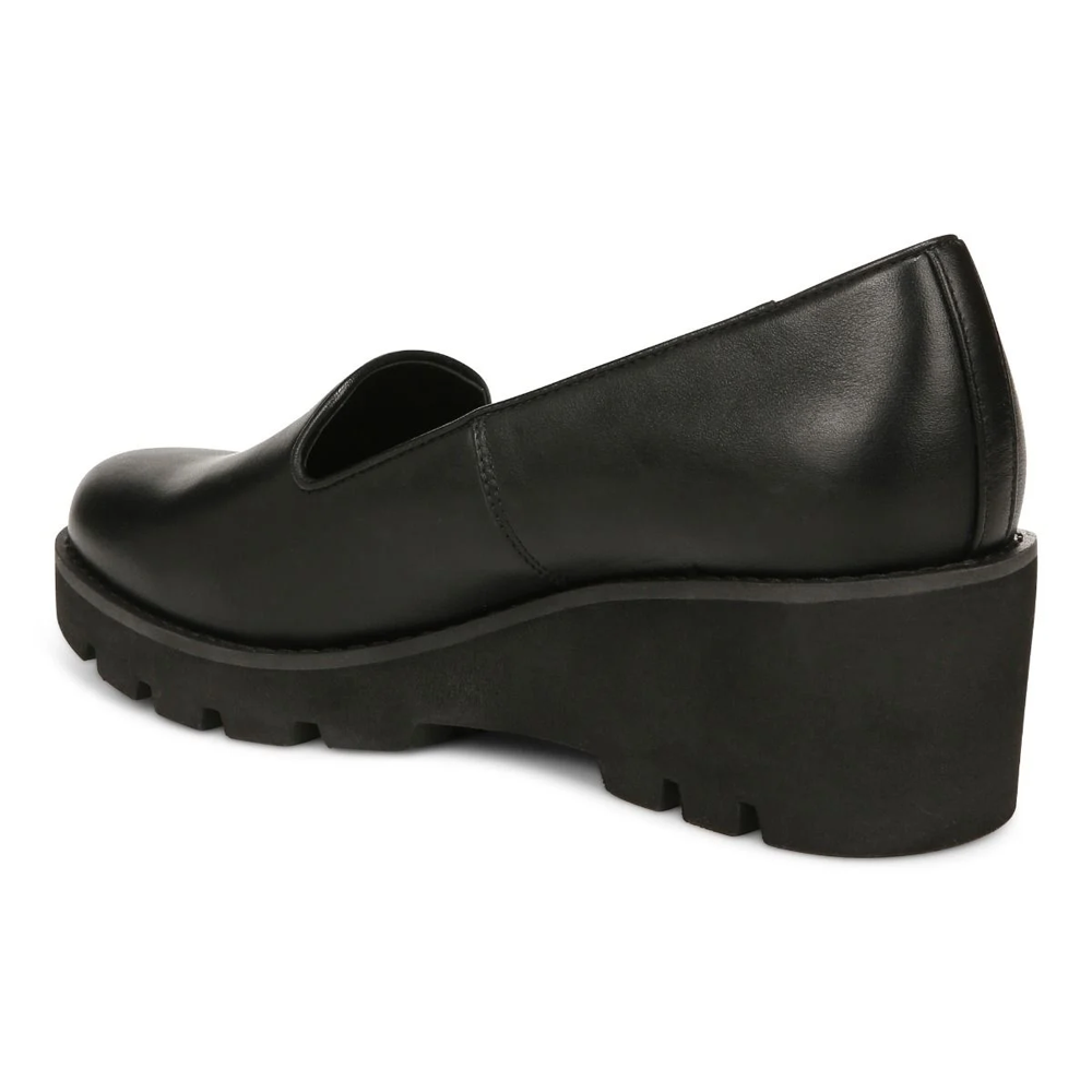 Willa Wedge - Black Leather - Image 5