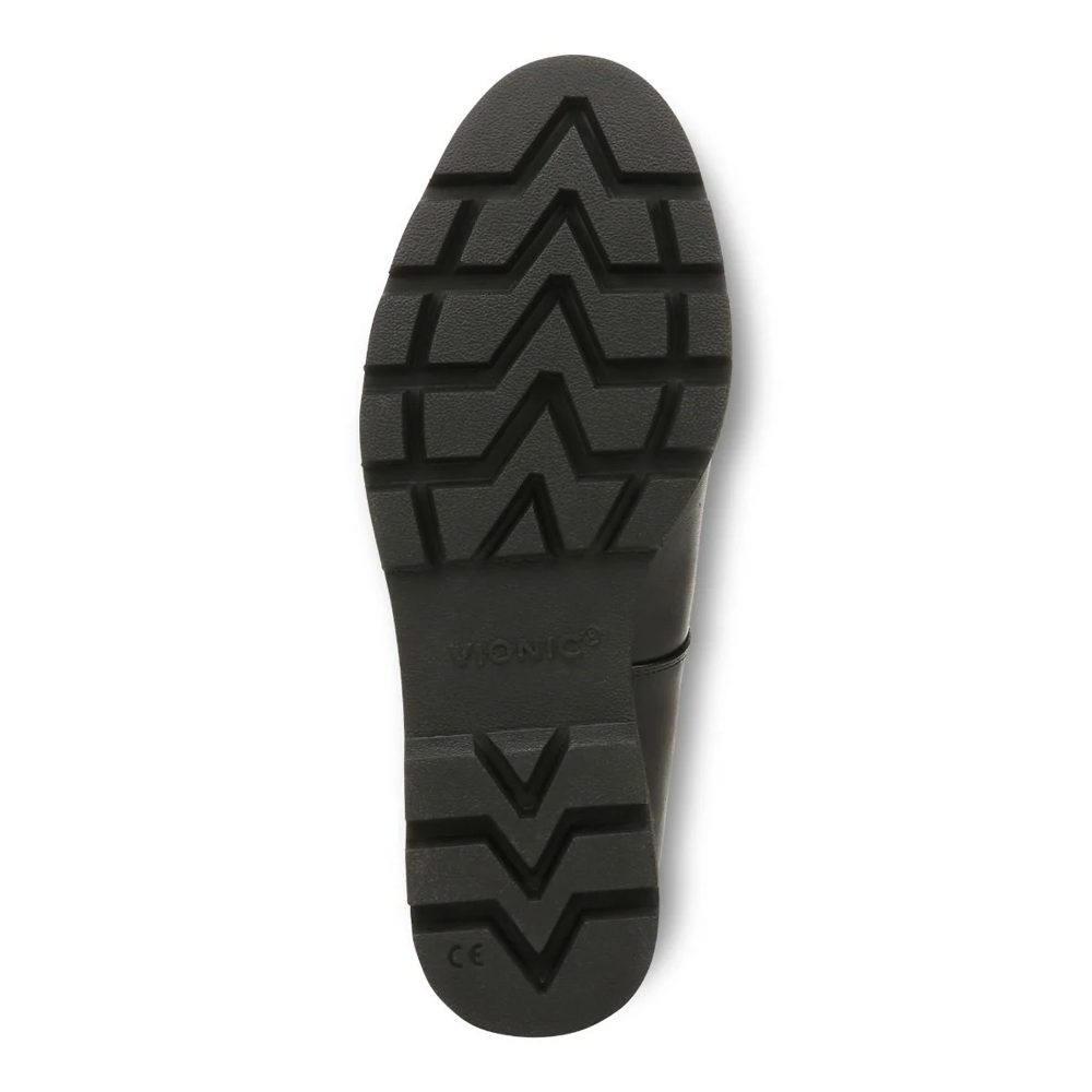 Willa Wedge - Black Leather - Image 6