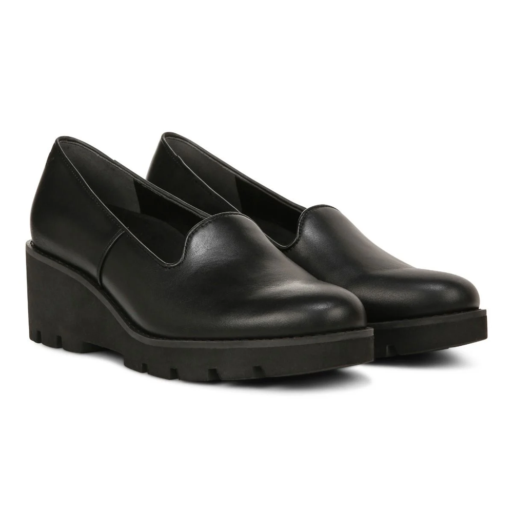 Willa Wedge - Black Leather - Image 7