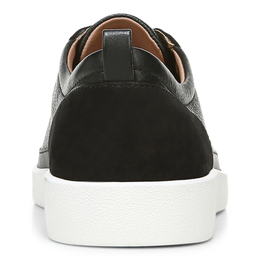 Winny Lace-Up Casual Sneaker - Black Leather Nubuck - Image 8