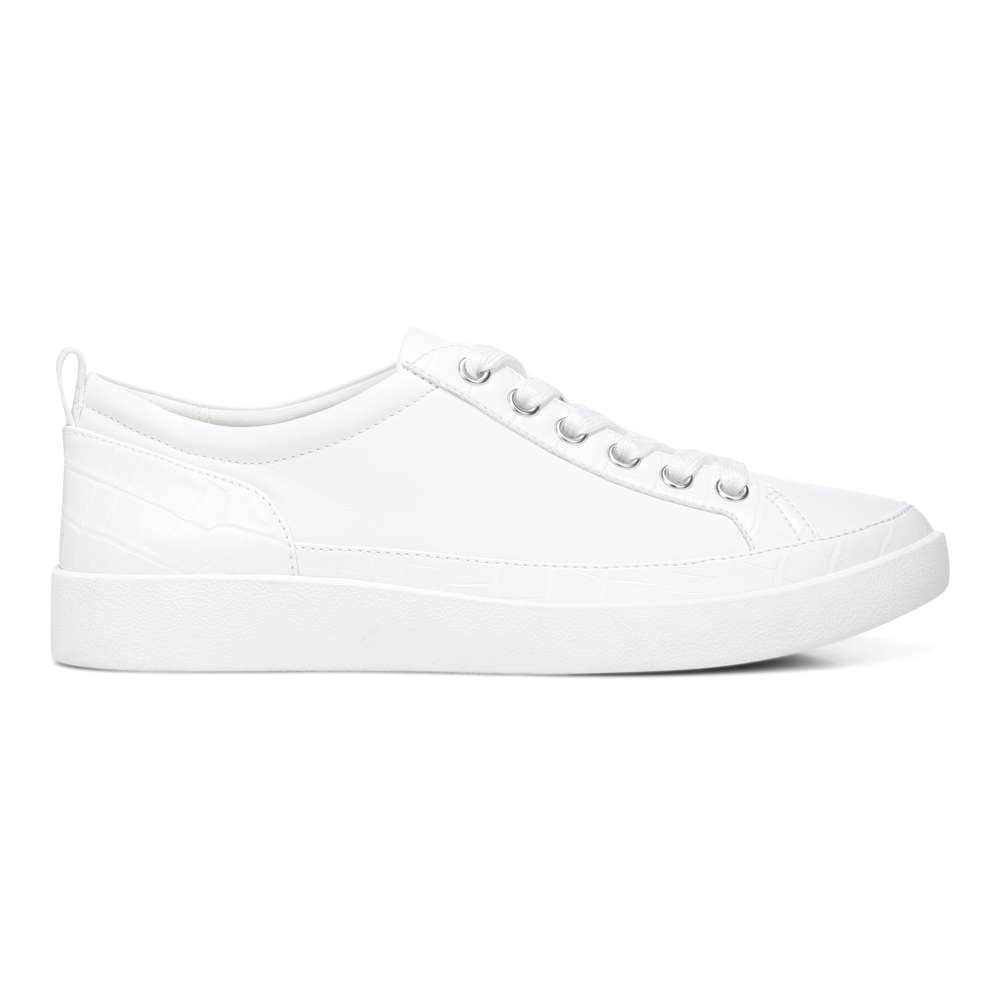 Winny Lace-Up Casual Sneaker - White/White - Image 2