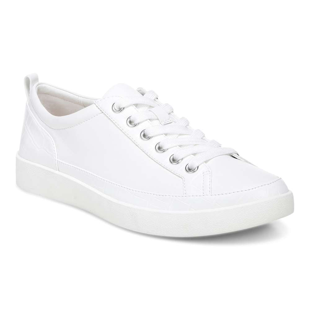 Winny Lace-Up Casual Sneaker - White/White - Image 9