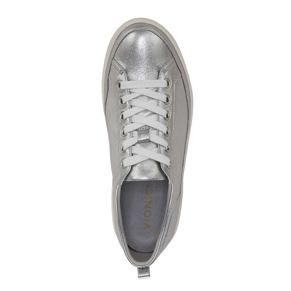 Winny Lace-Up Casual Sneaker - Silver - Image 4