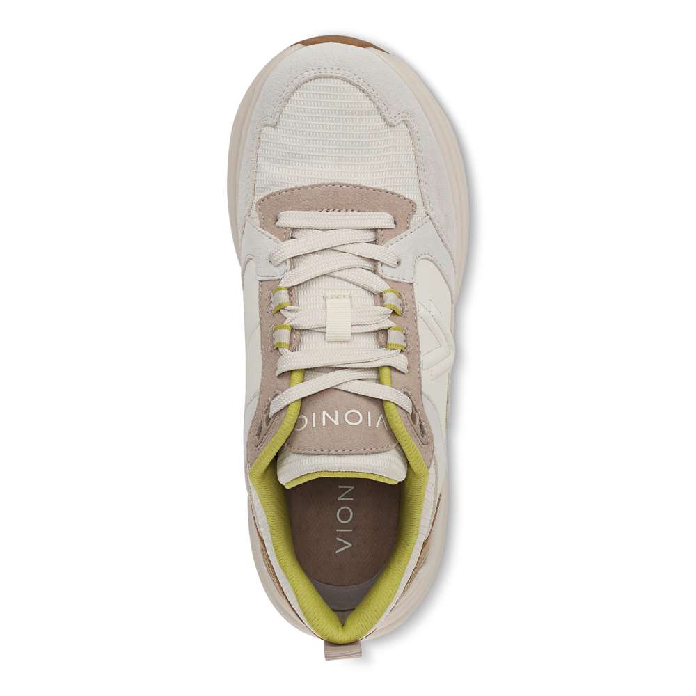 Walk Max Skyline Mesh Sneaker - Ivory Gold - Image 4