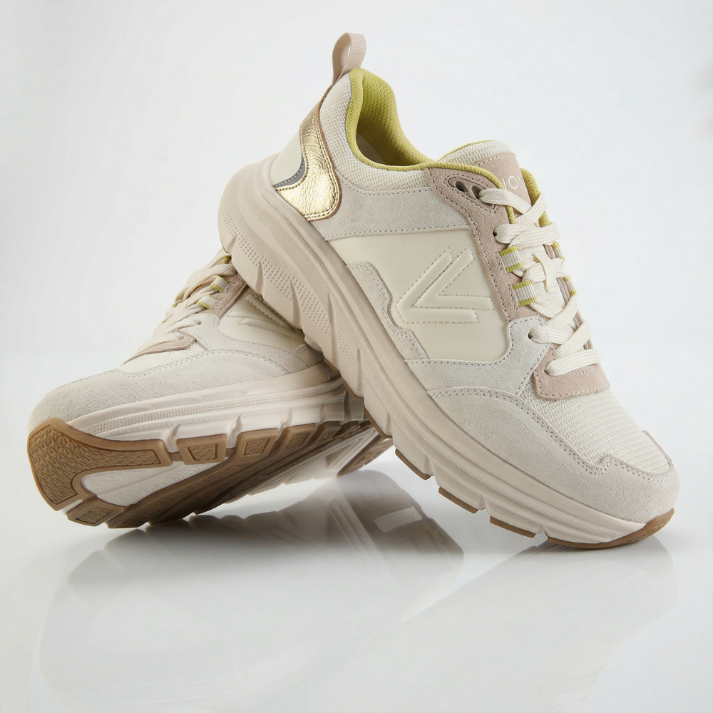 Walk Max Skyline Mesh Sneaker - Ivory Gold - Image 6