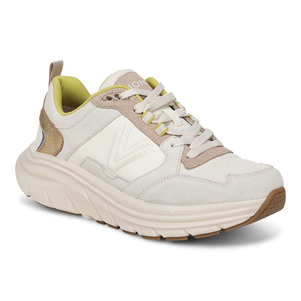 Walk Max Skyline Mesh Sneaker - Ivory Gold - Image 14