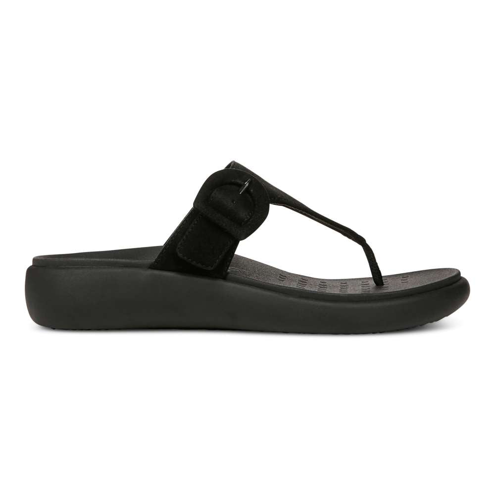 Activate Recovery Sandal - Black Suede - Image 2