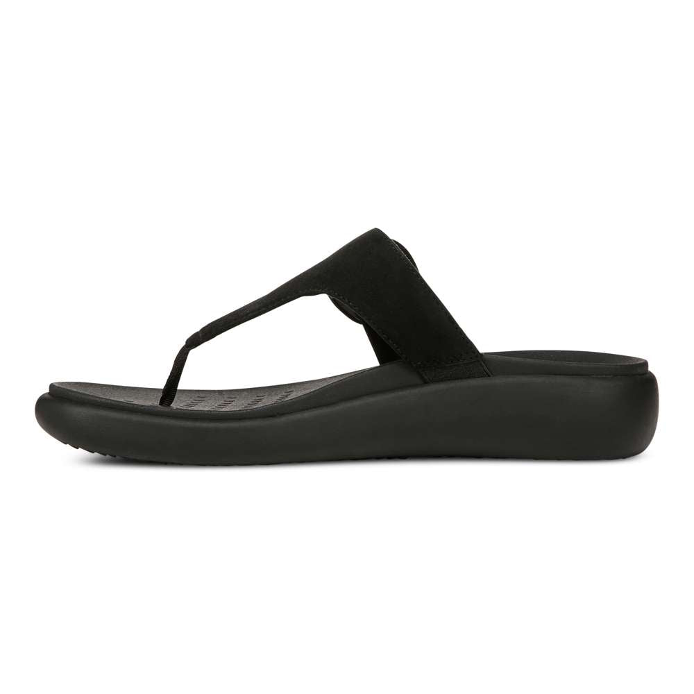 Activate Recovery Sandal - Black Suede - Image 3
