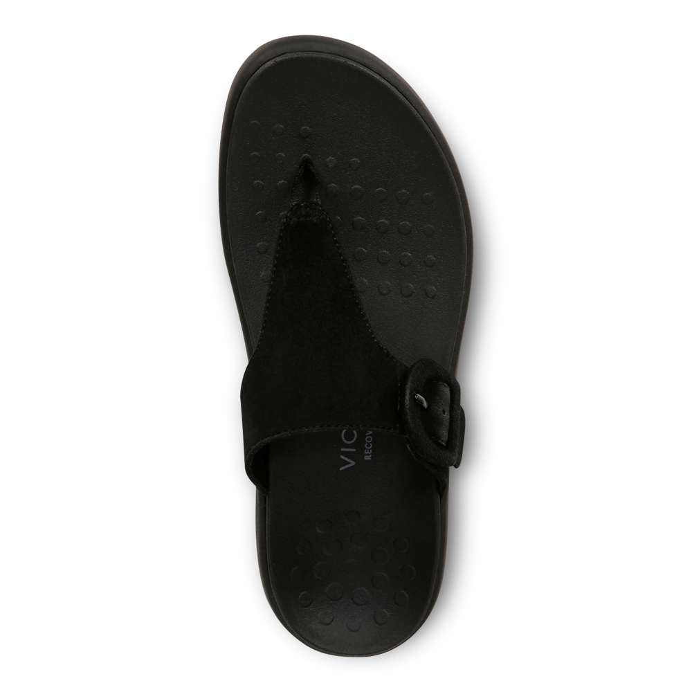 Activate Recovery Sandal - Black Suede - Image 4