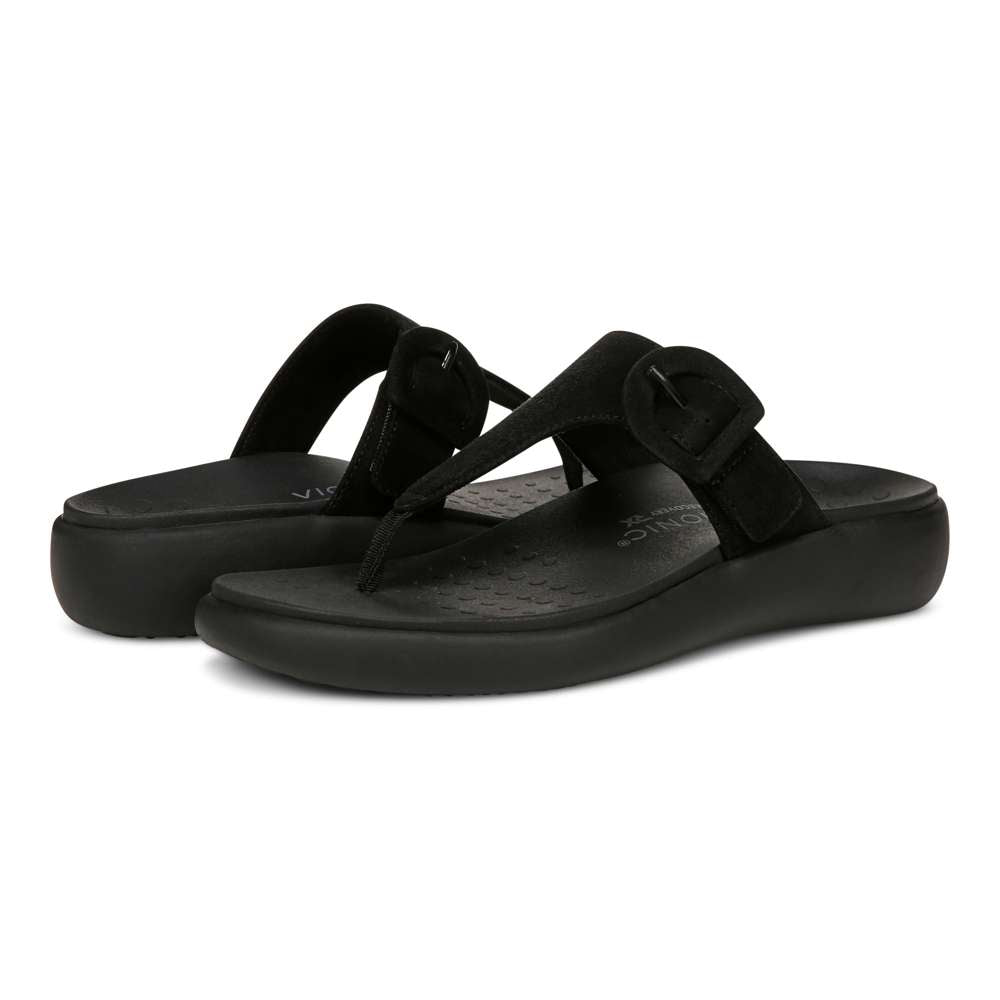 Activate Recovery Sandal - Black Suede - Image 8