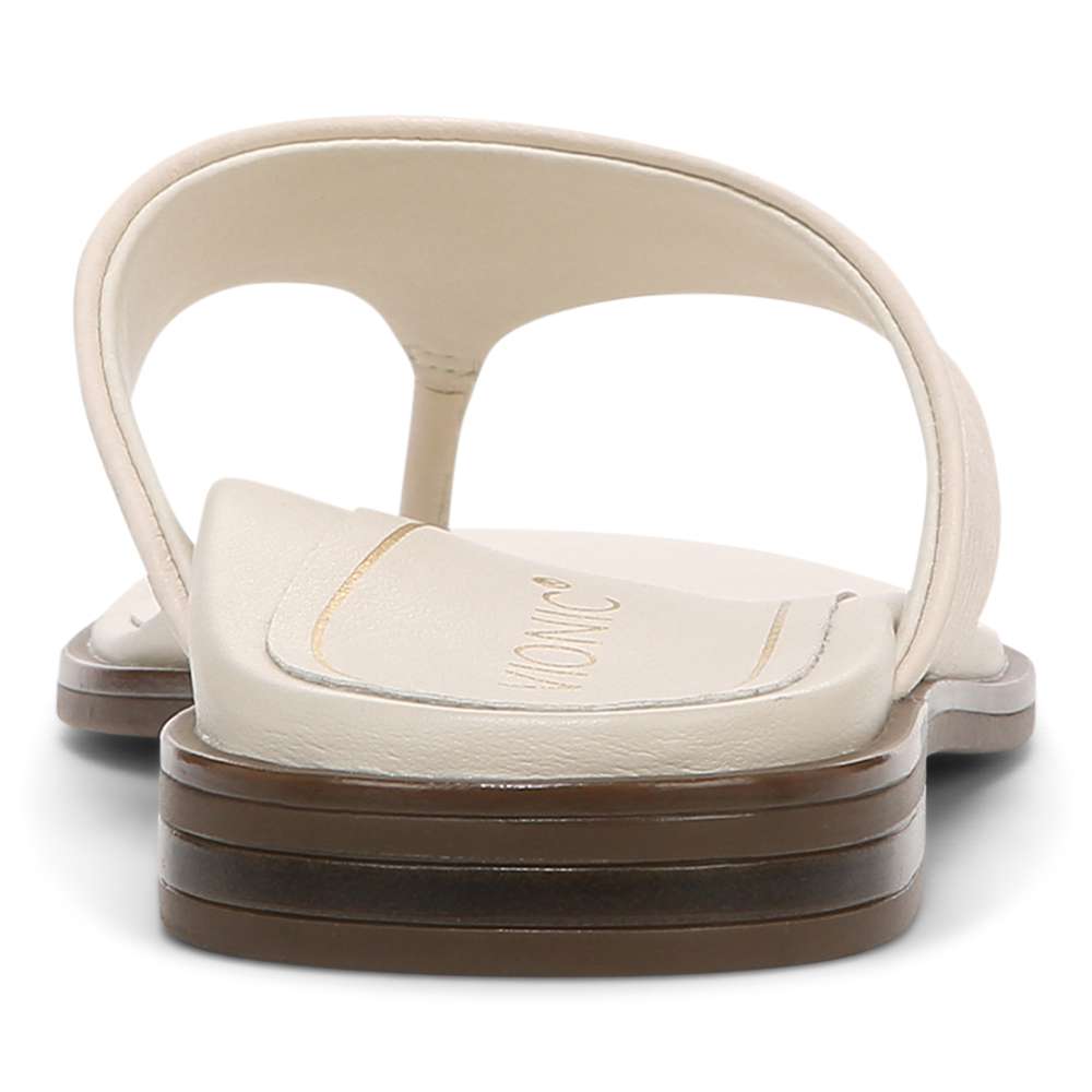 Agave Toe Post Sandal - Cream - Image 9