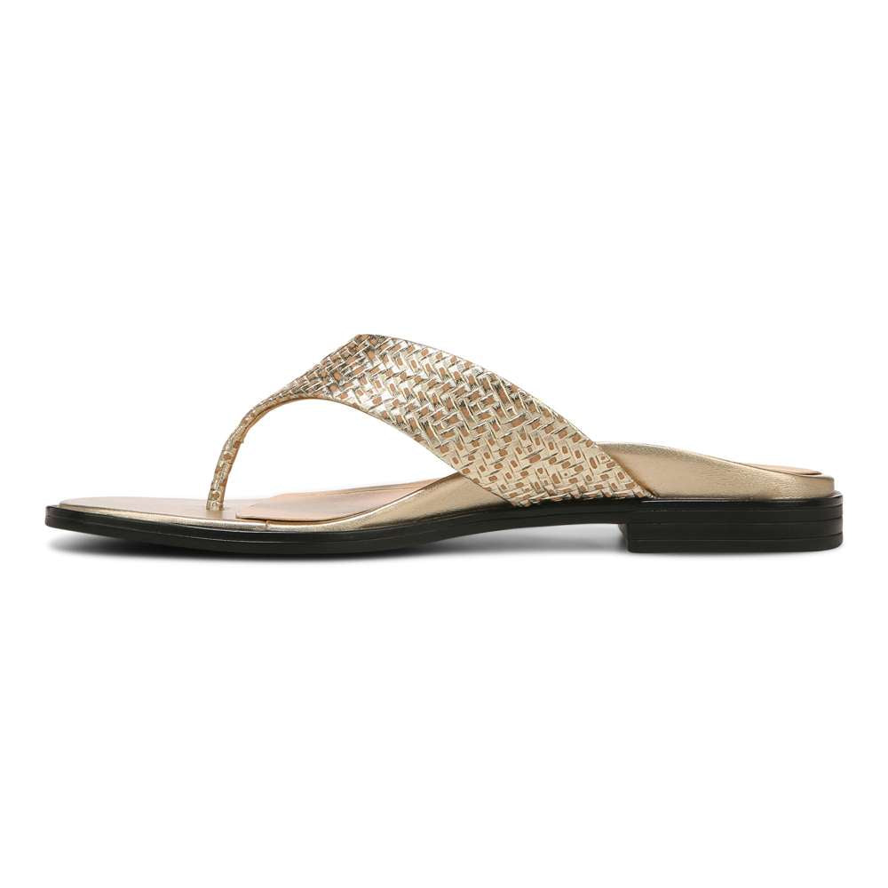 Agave Toe Post Sandal - Gold - Image 3