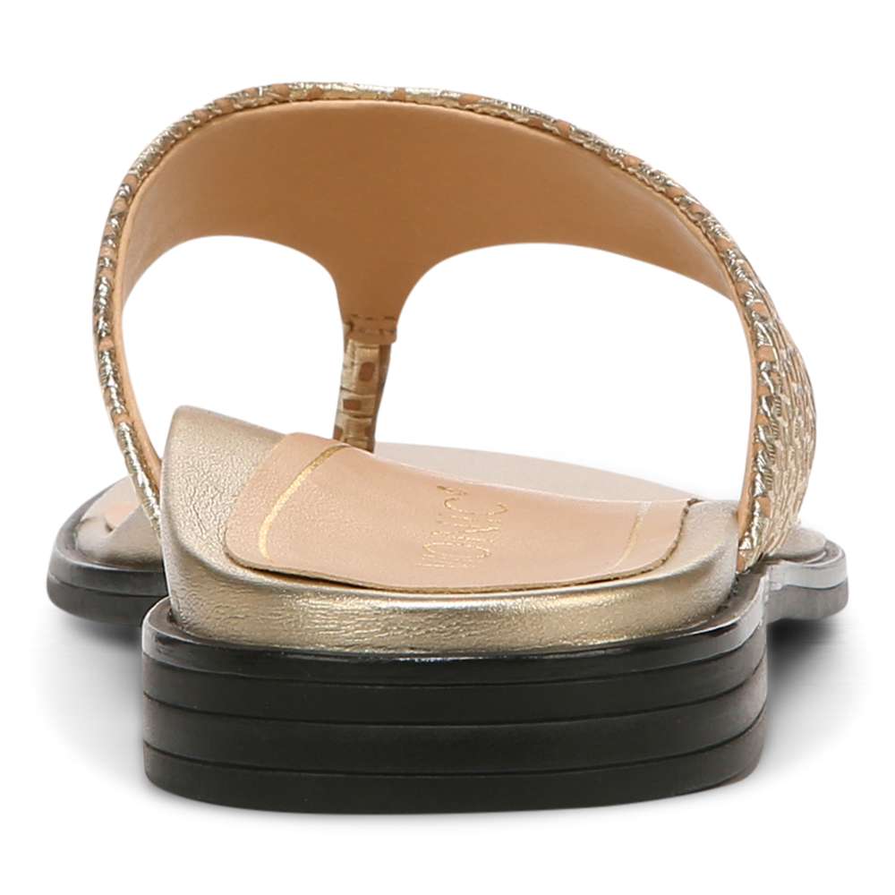 Agave Toe Post Sandal - Gold - Image 9