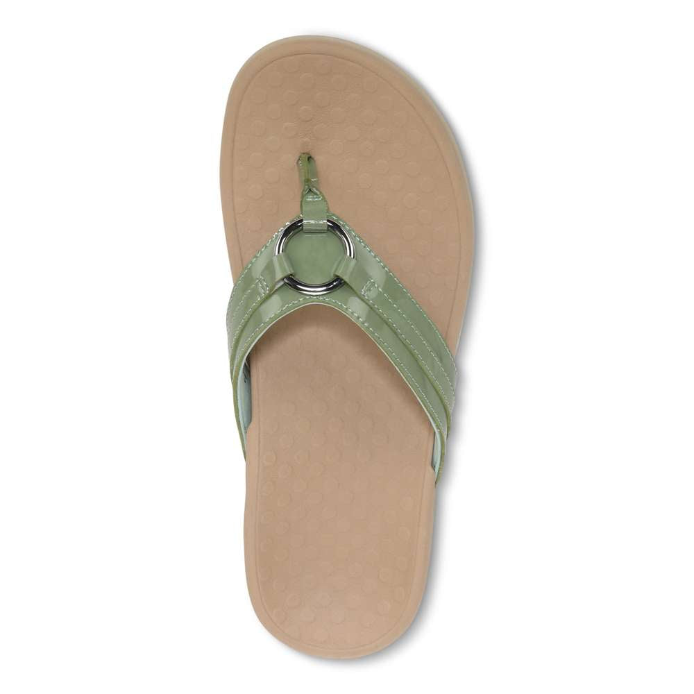 Tide Aloe Toe Post - Agave Patent - Image 4