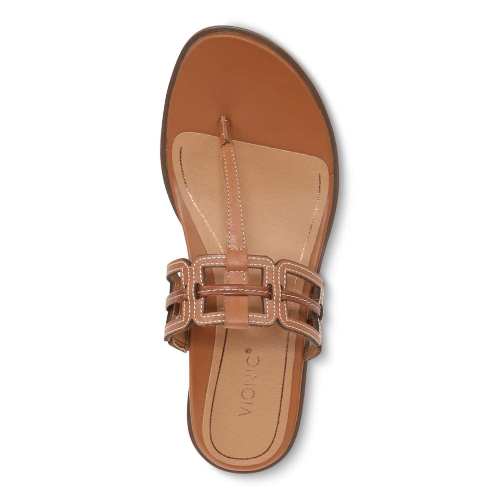 Alvana Toe Post Sandal - Tan - Image 4