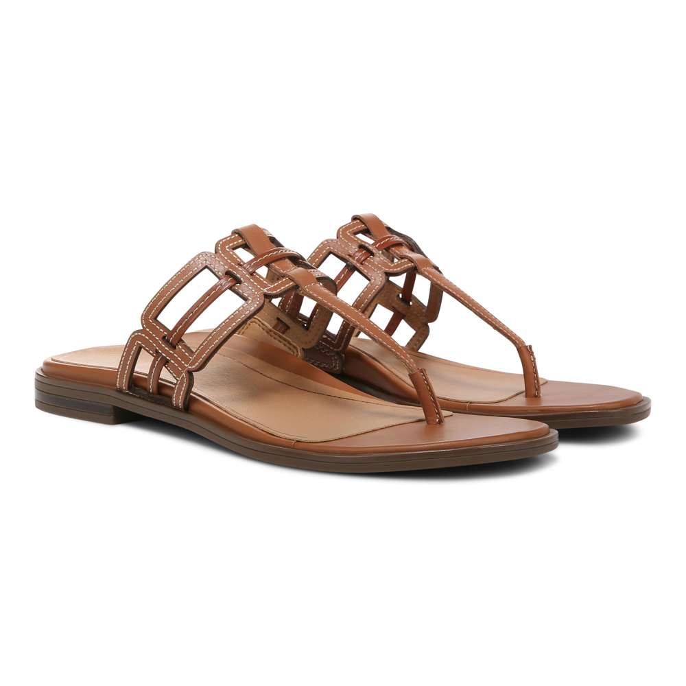 Alvana Toe Post Sandal - Tan - Image 7