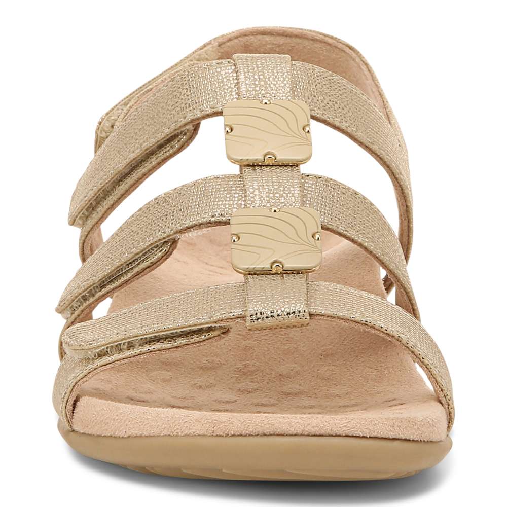 Amber Adjustable Sandal - Gold Metallic - Image 5