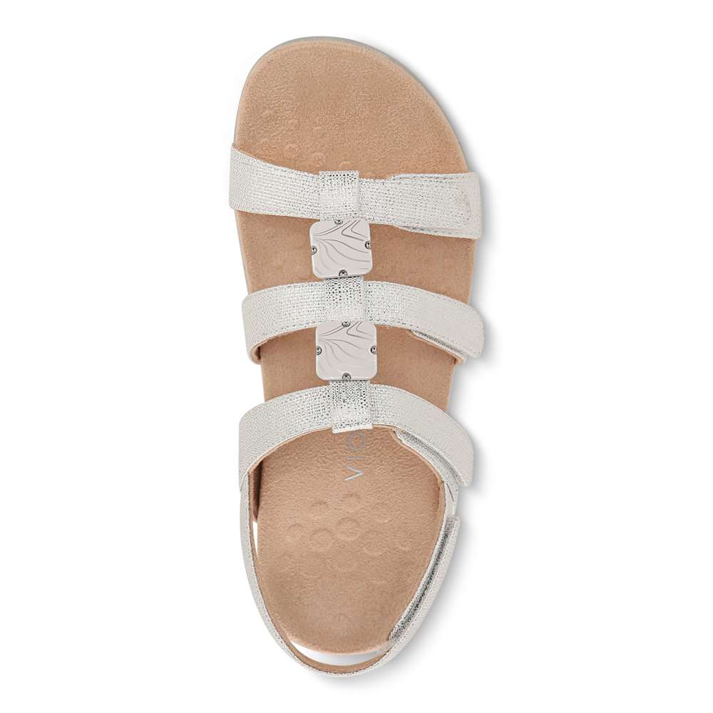 Amber Adjustable Sandal - Silver Metallic - Image 4