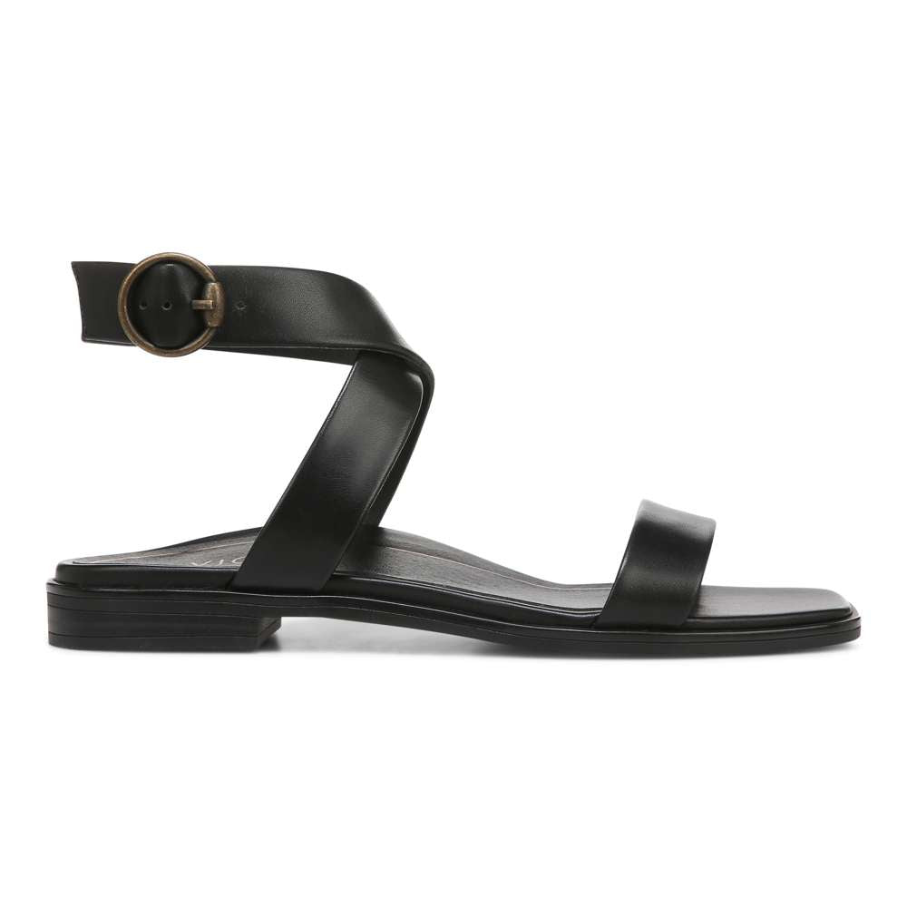Anaya Sandal - Black Leather - Image 2