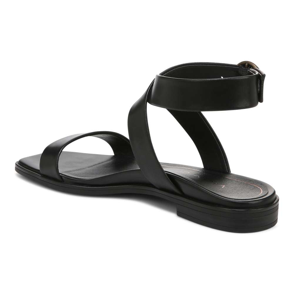 Anaya Sandal - Black Leather - Image 6