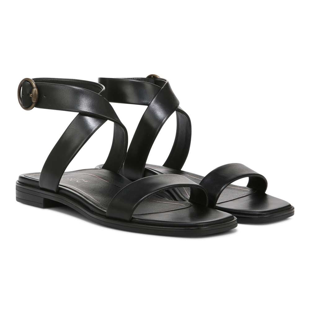 Anaya Sandal - Black Leather - Image 7