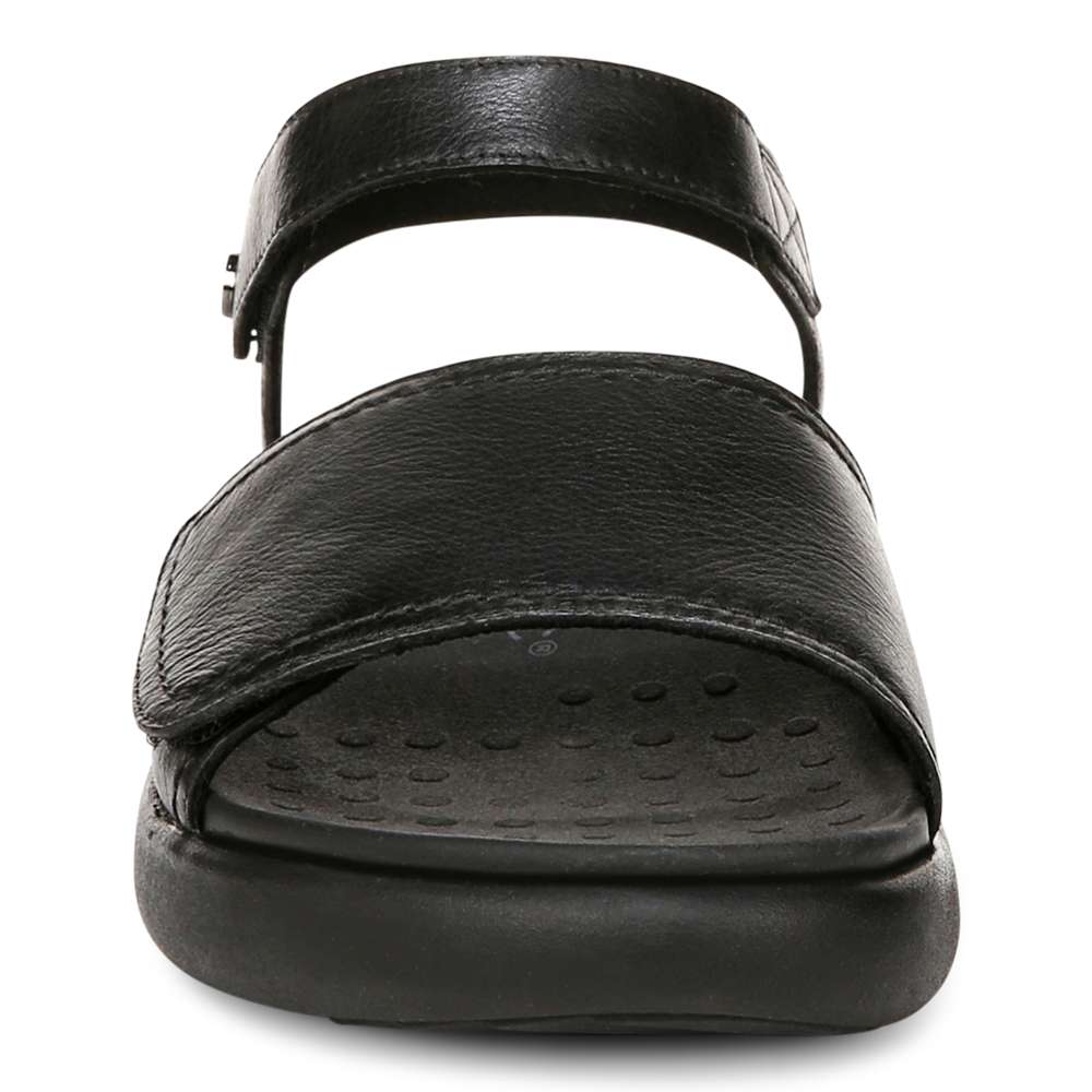 Awaken Recovery Sandal - Black Leather - Image 5