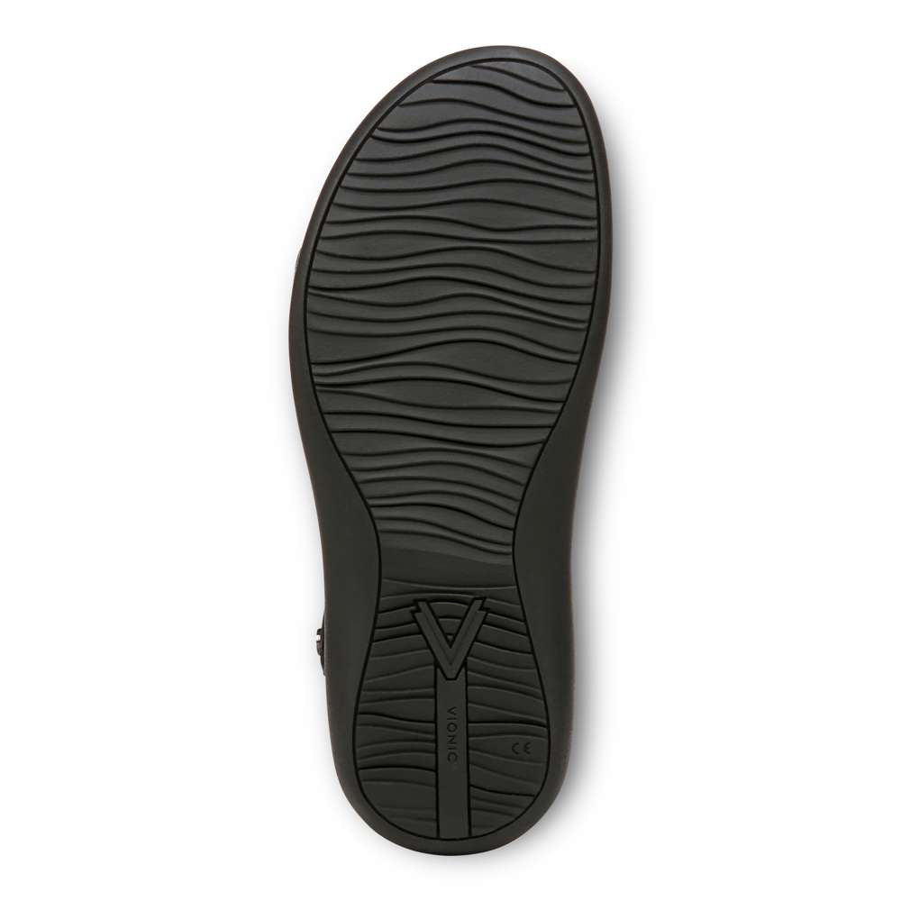 Awaken Recovery Sandal - Black Leather - Image 7