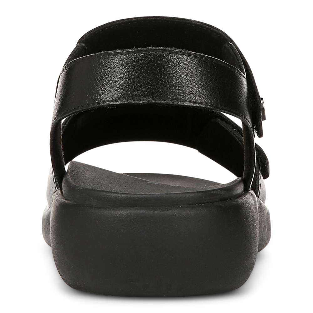 Awaken Recovery Sandal - Black Leather - Image 9