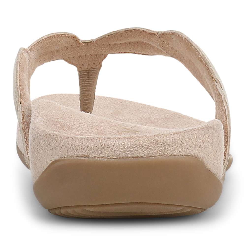 Bella Braid Toe Post Sandal - Gold - Image 7