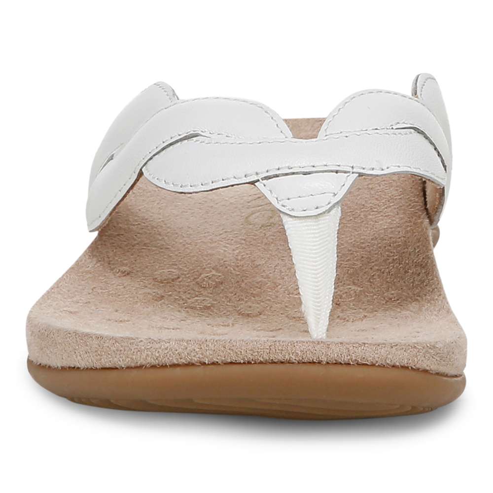 Bella Braid Toe Post Sandal - White - Image 5
