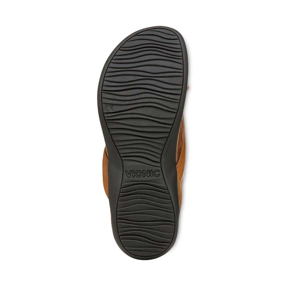 Bella Toe Post Sandal - Light Brown - Image 5