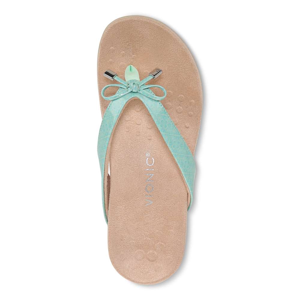 Bella Toe Post Sandal - Menta Tile - Image 4