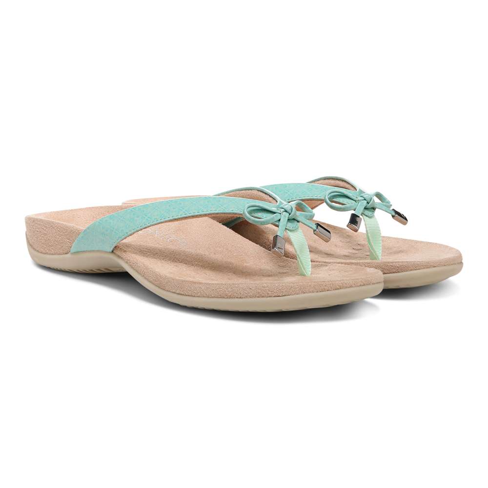 Bella Toe Post Sandal - Menta Tile - Image 7