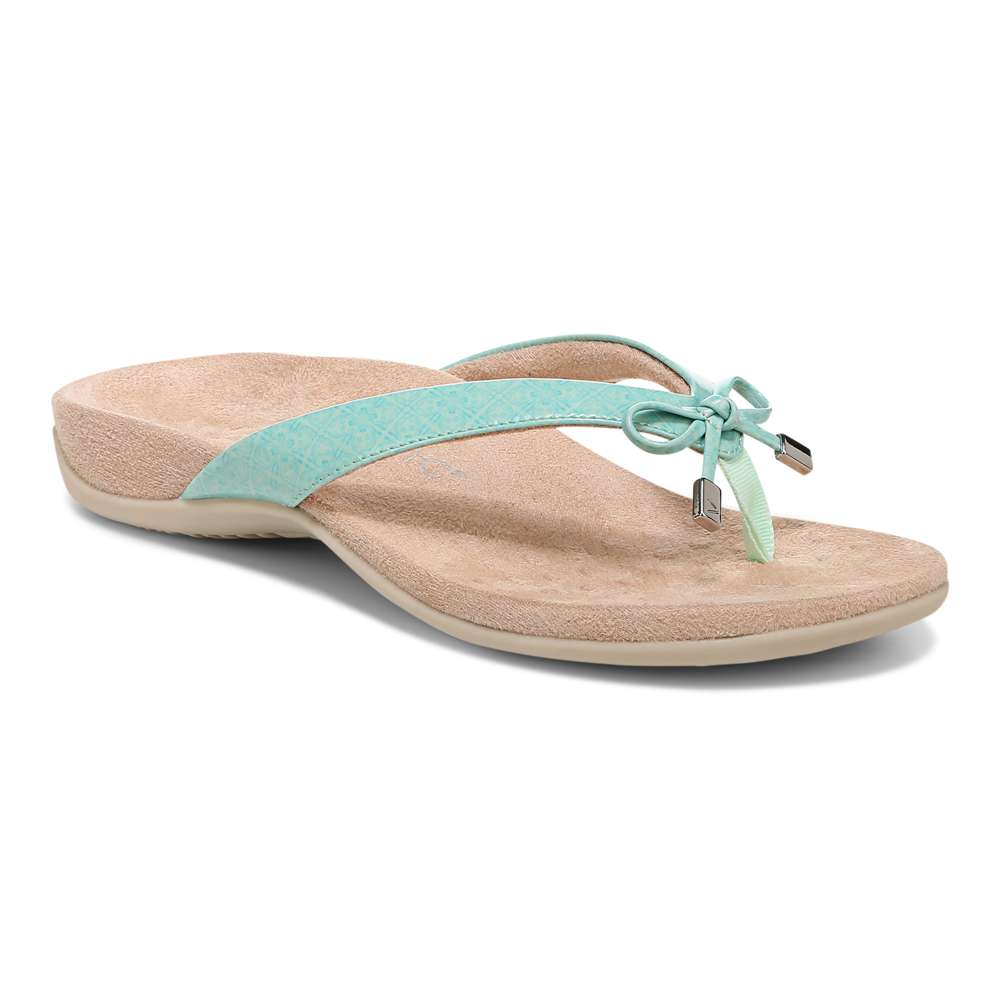 Bella Toe Post Sandal - Menta Tile - Image 12