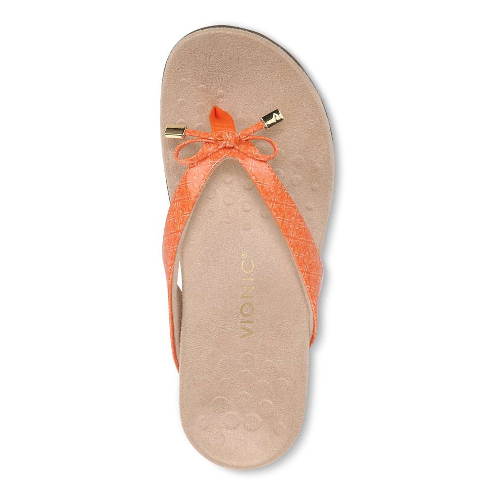 Bella Toe Post Sandal - Marmalade Tile - Image 4