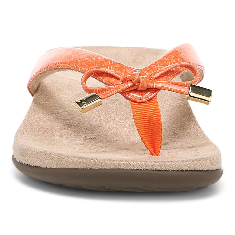 Bella Toe Post Sandal - Marmalade Tile - Image 5
