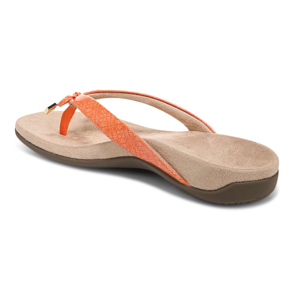Bella Toe Post Sandal - Marmalade Tile - Image 6