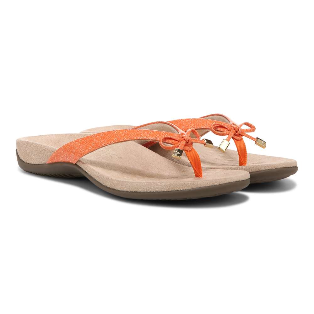 Bella Toe Post Sandal - Marmalade Tile - Image 7