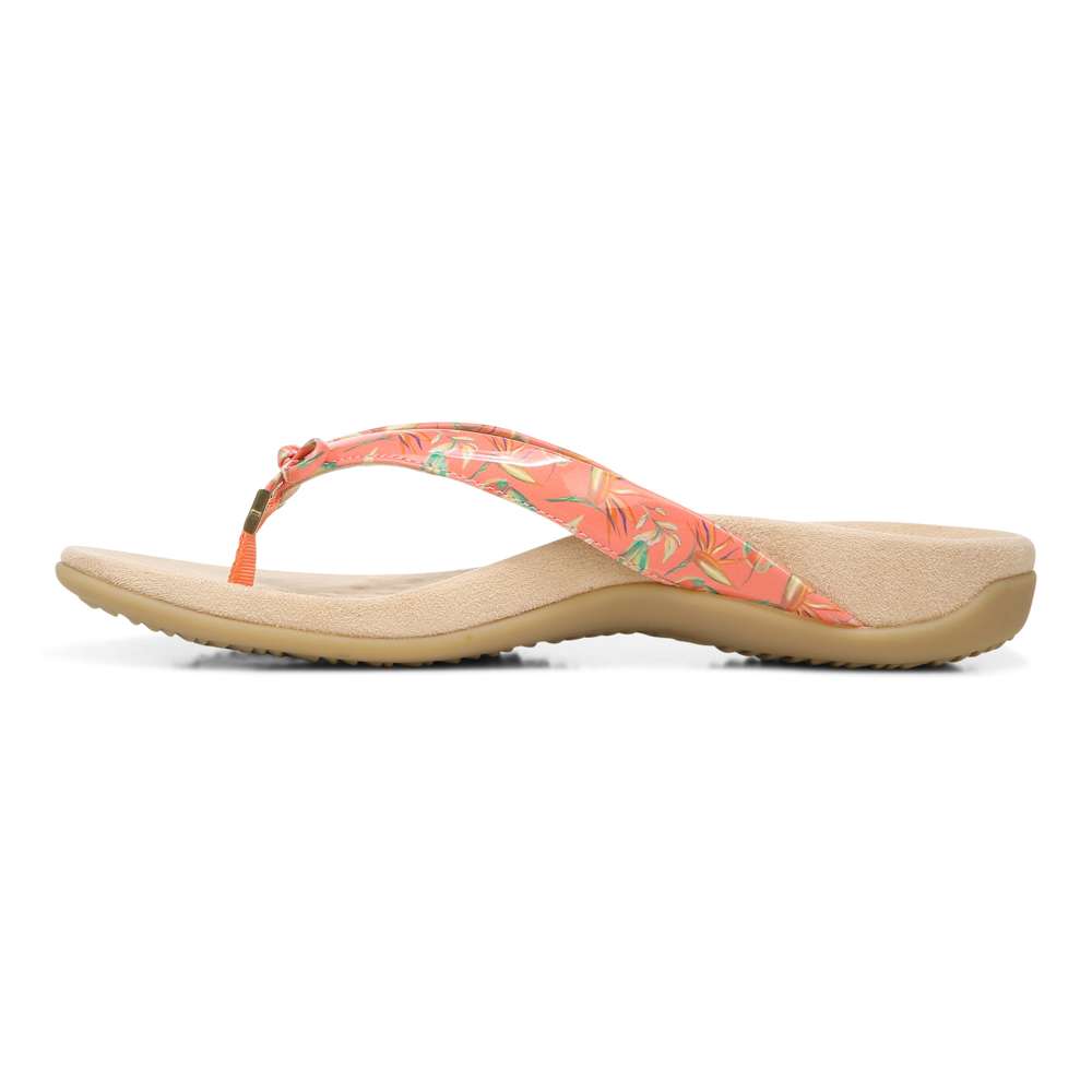 Bella Toe Post Sandal - Papaya Tropical - Image 3