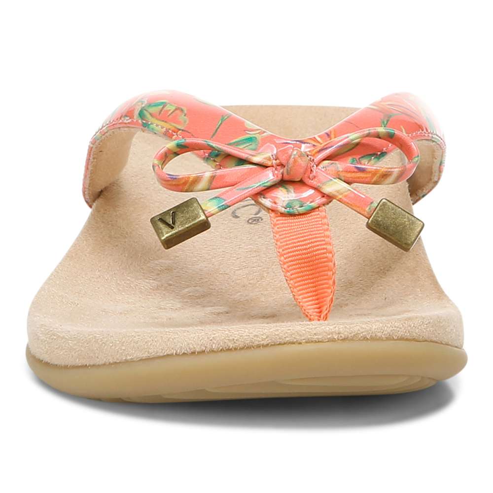Bella Toe Post Sandal - Papaya Tropical - Image 5