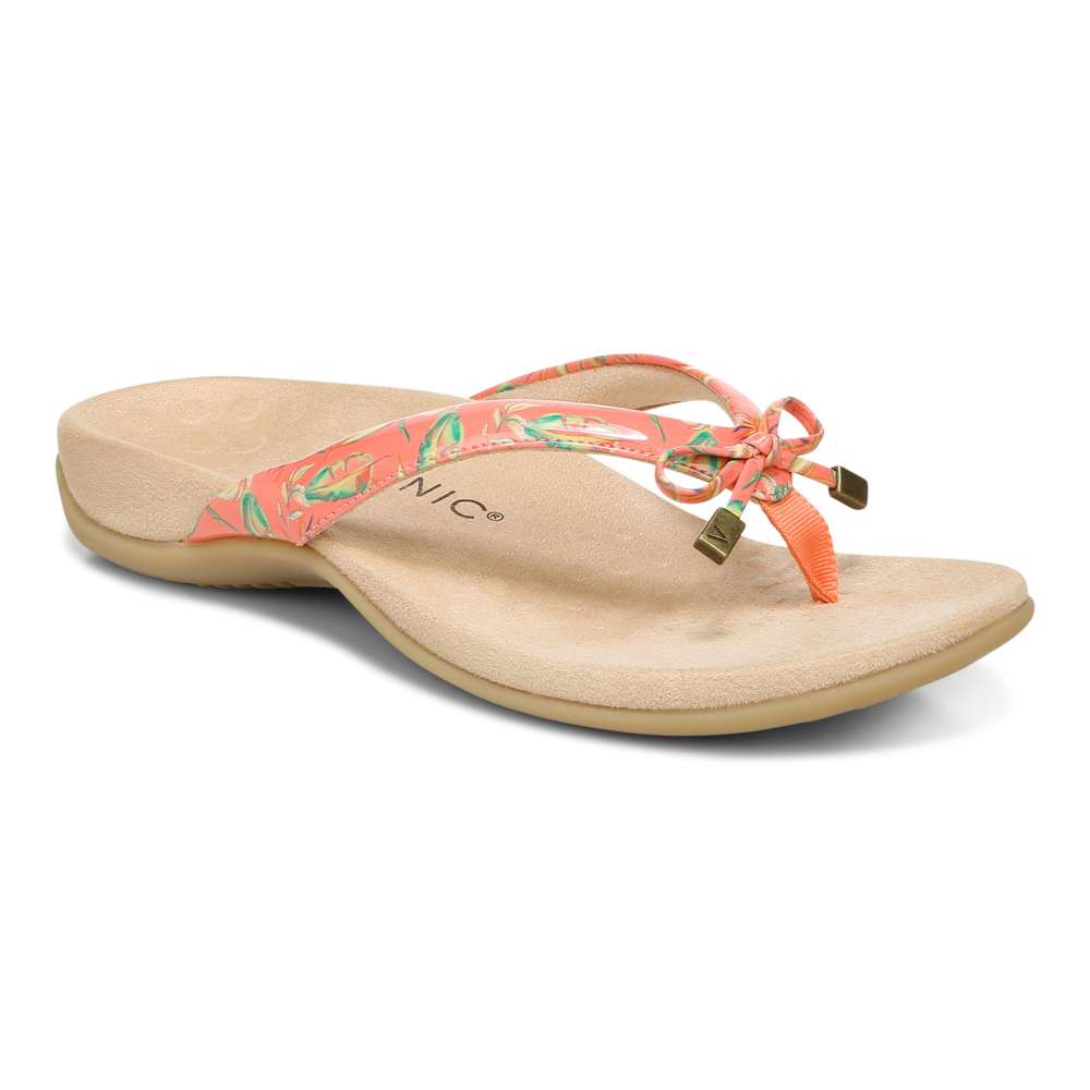 Bella Toe Post Sandal - Papaya Tropical - Image 16